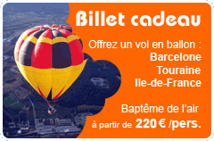 baptême et vol en ballon